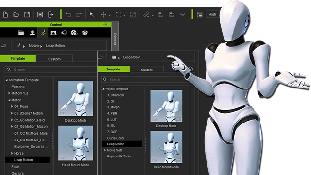 Leap Motion + iClone 7 for Professional Animation - Leap Motion Blog